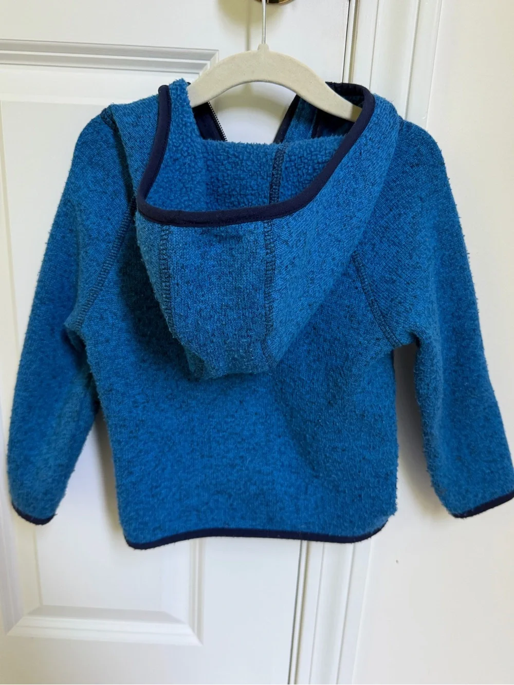 L.L.Bean Blue Hooded Zip Fleece Size 2T
